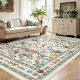Factory Direct Bohemian American Floral Rug, Living Room Decorative Rug, Non-Slip, Wear-Resistant Coffee Table Mat