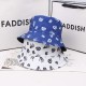 Cross-border Hawaiian-style reversible coconut palm print bucket hat, versatile and casual bucket hat for beach vacations Cross-border Hawaiian-style reversible coconut palm print bucket hat, versatile and casual bucket hat for beach vacations