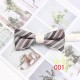 Lei'er double-layered men's bow tie, striped British business bow tie, Korean-style groomsmen wedding shirt bow tie, in stock Lei'er double-layered men's bow tie, striped British business bow tie, Korean-style groomsmen wedding shirt bow tie, in stock