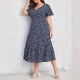 Printed dress elegant office orange loose waist pullover dress printed loose waist bohemian midi dress Printed dress elegant office orange loose waist pullover dress printed loose waist bohemian midi dress