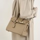 Large Litchi-Pattern Birkin Bag, Genuine Top-Grain Cowhide Handbag, Large-Capacity Kelly Bag, 2025 New Trend Large Litchi-Pattern Birkin Bag, Genuine Top-Grain Cowhide Handbag, Large-Capacity Kelly Bag, 2025 New Trend