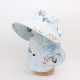European and American cross-border cartoon animal print bucket hat, men's casual sun hat, reversible bucket hat