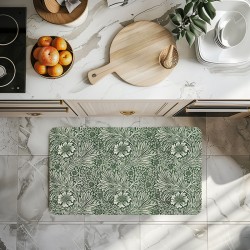 TEMU cross-border American retro floral diatom mud absorbent floor mats, quick-drying, non-slip bathroom and toilet foot mats, in stock.