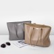 High-end, large-capacity women's bag, 2025 new style, trendy commuter tote, versatile single-shoulder genuine leather women's bag