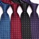 Lei'er spotted men's tie, retro geometric casual fashion tie, yarn-dyed polyester business tie, in stock from the manufacturer.