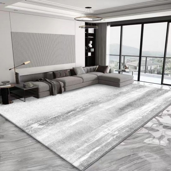 High-end, simple, stain-resistant living room carpet, large wall-to-wall blanket, home bedroom bedside rug, wear-resistant sofa blanket