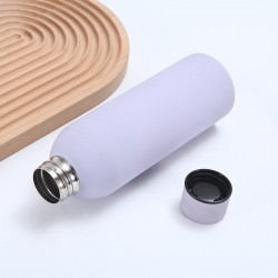 New cross-border stainless steel American-style small-mouth bottle, single-walled sports water bottle, portable outdoor water bottle, mountaineering kettle