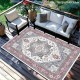 Cross-border TEMU Persian print carpet, easy-care sofa blanket for the living room, non-slip coffee table mat for the balcony.