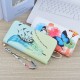 New style men's wallet - short style money holder for men, multi-card slot, fashionable youth style patchwork casual business thin soft leather wallet.