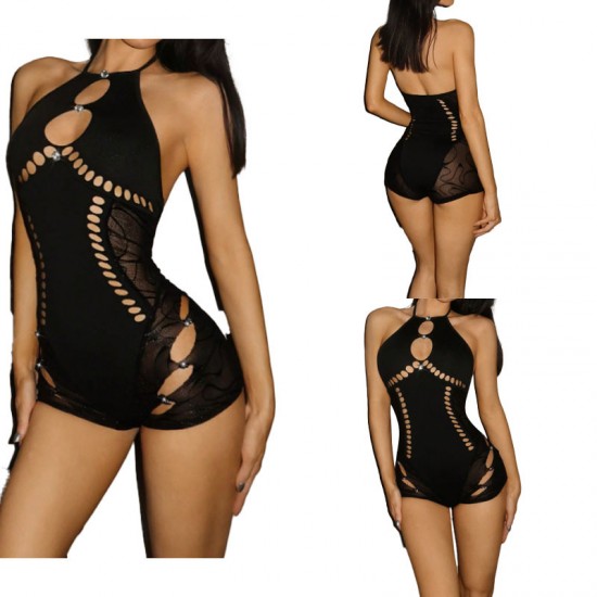 Cross-border European and American new style halter short pants set, lace edge top and short pants, sweet and casual two-piece set