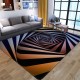 Cross-border carpets, living room sofa rugs, 3D vortex wall-to-wall carpets, creative three-dimensional floor mats available for shipping