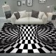 Cross-border carpets, living room sofa rugs, 3D vortex wall-to-wall carpets, creative three-dimensional floor mats available for shipping