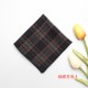 New British-style plaid cotton small square handkerchiefs, available for wholesale, suitable for business suits, shirts, and handkerchiefs.