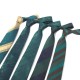 Green series diagonal striped ties, men's business fashion, small floral pattern, 8cm polyester tie, ready-to-stock wholesale.