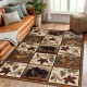American country carpet, light luxury bedroom, living room, hotel, ethnic bedside rug, wall-to-wall vintage carpet.