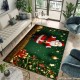 New Christmas printed living room carpet, European and American hotel/B&B terrace outdoor mat, home bedroom bedside rug