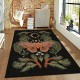 American retro animal carpet, living room decorative wall-to-wall rug, stain-resistant and wear-resistant area rug for bedroom bedside rug
