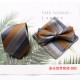 Shengzhou factory wholesale new three-piece polyester silk tie and bow tie with handkerchief for men's business fashion tie sets.
