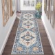 Cross-border TEMU Amazon vintage American hallway carpet, non-slip and stain-resistant, easy-care floor mat for living room and balcony