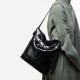New genuine leather waxed tote bag, women's bag Large-capacity shoulder bag, commuter underarm bag, original design for work.