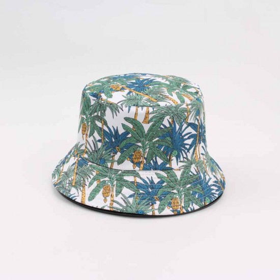 Spring and summer bucket hat, Instagram European and American hat, retro newspaper pattern bucket hat, versatile sun visor