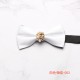 2025 new Korean-style men's polyester diamond-studded bow ties, banquet and performance bow ties, suit and shirt accessories.
