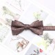 Lei'er men's Korean-style casual bow tie, polyester printed dark pattern bow tie, performance accessory, bow tie, Shengzhou manufacturer and wholesale.