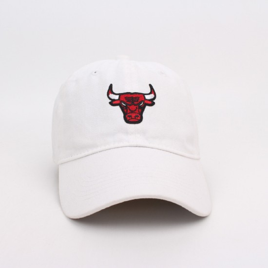 Women's baseball cap, washed and distressed coated cap, bull head embroidered sun hat, outdoor hiking sun hat for men
