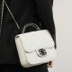 Strict commuter handbag, 2025 new cowhide underarm bag, niche shoulder crossbody small square bag