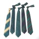 Green series diagonal striped ties, men's business fashion, small floral pattern, 8cm polyester tie, ready-to-stock wholesale.