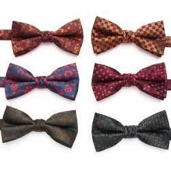 Men's bow tie, British striped business tie, Korean style, groom's wedding shirt, suit tie accessory.