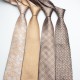 2025 new brown ties, men's business and fashionable polyester hand-tied ties, manufacturers in stock and wholesale, multiple colors available