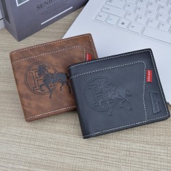 New style women's purse - short length, small purse, fashionable lettering print mini small leather bag, minimalist zero wallet