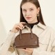Retro new genuine leather women's bags, cross-border vegetable-tanned cowhide Boston bowling bags, niche shoulder and crossbody handbags Retro new genuine leather women's bags, cross-border vegetable-tanned cowhide Boston bowling bags, niche shoulder and crossbody handbags