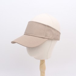 Women's Korean-style spring and summer solid color versatile running visorless sun hats, sports hats, and sports peaked brim sun hats