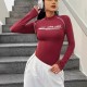 Cross-border 2025 European and American Amazon fashionable sexy pleated slimming long-sleeved dress, off-the-shoulder neckline
