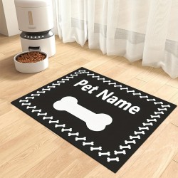 Creative and simple diatom mud pet mats for cats and dogs, splash-proof, non-slip, and easy-care pet feeding mats.