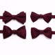 Lei'er men's groom's wedding tie, wedding dress photoshoot, Chinese-style personalized bow tie, fashionable burgundy bow tie, in stock from the manufacturer.