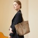 Niche high-end design, top-grain cowhide, versatile autumn commuter handbag, new large-capacity crossbody box bag