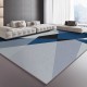 Cross-border Nordic style Linear living room carpet, home decoration, non-slip, stain-resistant, easy-care sofa blanket, available for shipping.