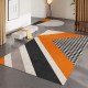 Cross-border simple geometric crystal velvet carpet for home living room decoration, easy-care wall-to-wall large sofa rug in stock