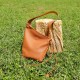 Autumn new genuine leather lazy dumpling bags, niche asymmetrical design, minimalist knotted horn bags, single-shoulder crossbody women's bags Autumn new genuine leather lazy dumpling bags, niche asymmetrical design, minimalist knotted horn bags, single-shoulder crossbody women's bags