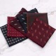 British-style men's suit pocket square with small floral pattern, business retro banquet suit small square handkerchief wholesale