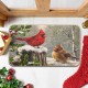 Diatom mud Amazon Christmas print floor mats, easy-care, stain-resistant, and wear-resistant doormats, available for shipping.