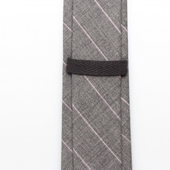 5.5cm men's business formal striped wool jacquard tie, groomsmen suit tie wholesale