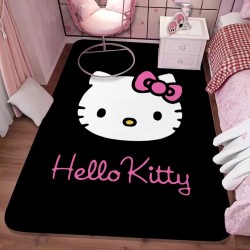 Cute and adorable kitty cat decorative carpet for the living room, stain-resistant, non-slip, and easy-care sofa blanket (available for shipping)