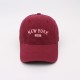 Women's versatile baseball caps with embroidered logos, stylish and stylish small casual sun hats for couples with curved brims for men