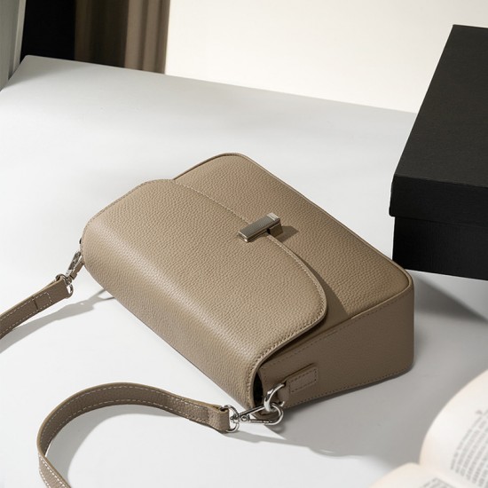 Large capacity genuine leather bags, versatile crossbody bags, 2025 new style stylish genuine cowhide shoulder bags