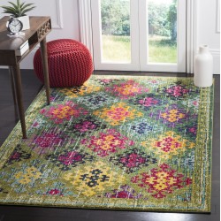 Turkish ethnic imitation cashmere rug, Persian retro living room sofa, coffee table rug, home bedroom bedside rug