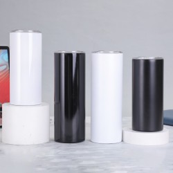 Cross-border 304 stainless steel thermos, large-capacity thermal sublimation coffee mug, outdoor car mug with transparent lid